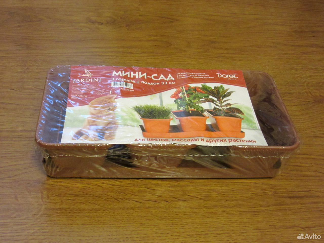 Горшки для растений (3 шт.+поддон). Комплект купить на Зозу.ру - фотография № 2