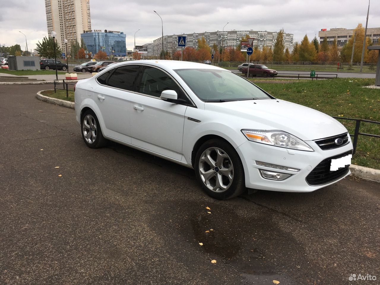 Ford Mondeo 4 белый r17