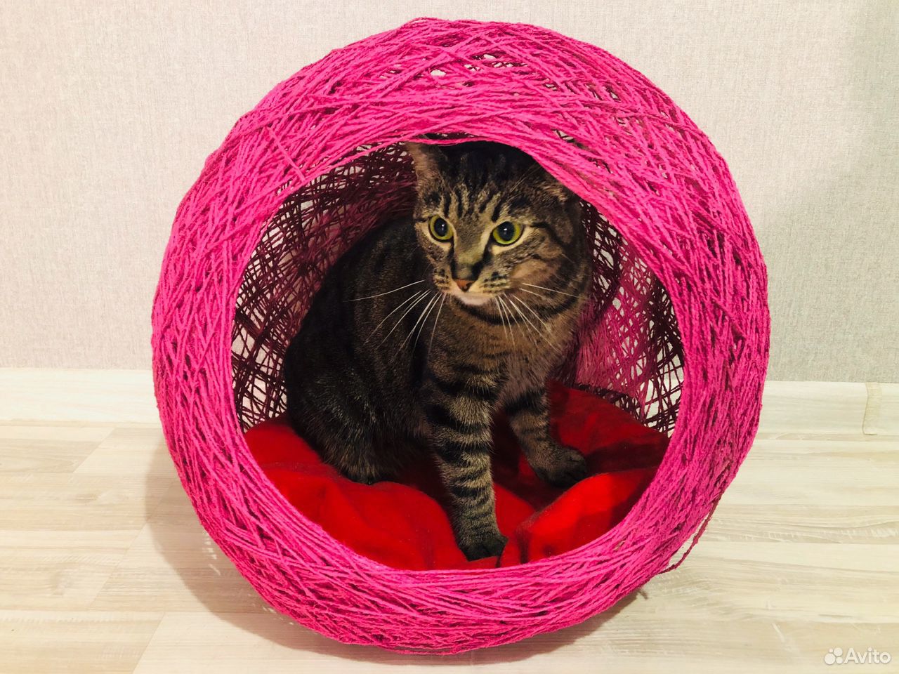 Catnest pink, домик для котейки купить на Зозу.ру - фотография № 3
