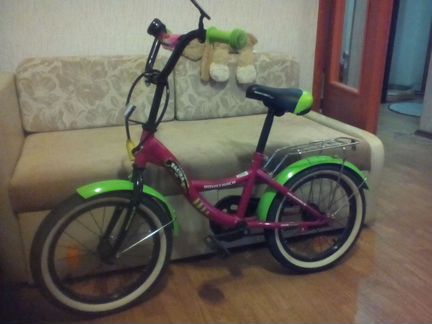 Детский велосипед novatrack bagira 16