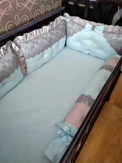 Бортики в кроватку малышу
