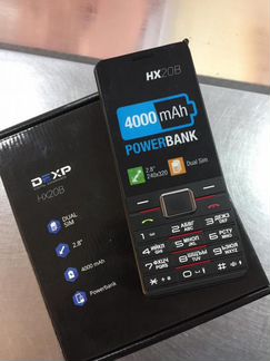 Сотовый телефон dexp HX20B черный