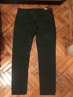 Темно-зеленые брендовые джинсы Lindeberg (36/34)