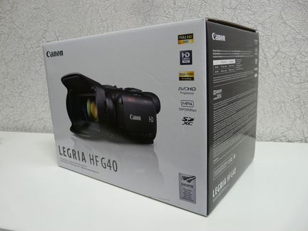 Видеокамера canon legria HF G40 + Аксессуары