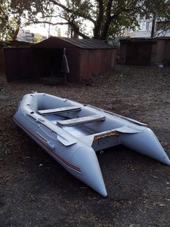 Моторно-гребная лодка ниссамаран торнадо