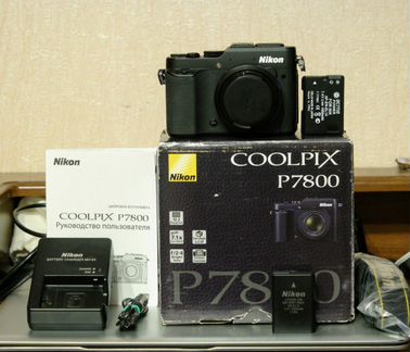 Nikon p7800 полный комплект + доп. батарея