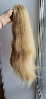 Накладка хвост из натуральных волос