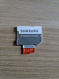 Samsung EvoPlus 64гб MicroSD