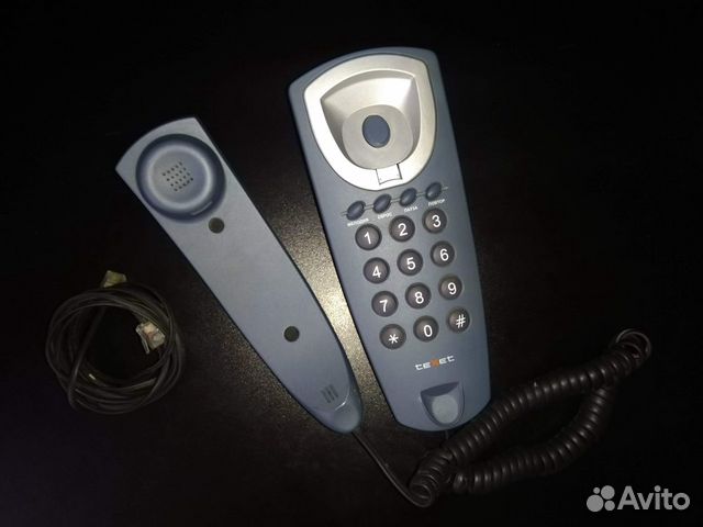 Телефон texet tx-210, темно-серый