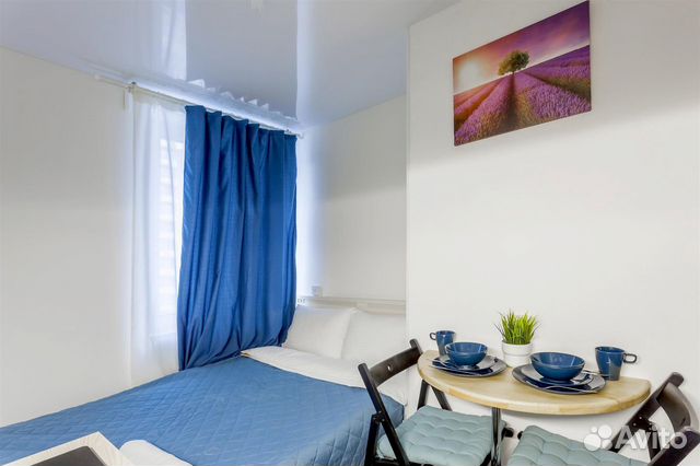 

Квартира-студия, 14 м², 1 кровать