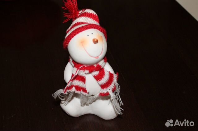 Подсвечник новогодний Снеговик