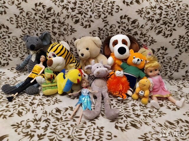 Новые и б/у мягкие игрушки(тигр)
