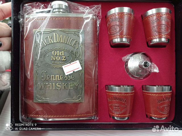 Набор фляга рюмки Jack Daniel’s в ассортименте