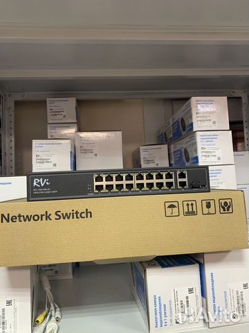 Сетевой POE коммутатор RVi-1NS16F-3H 16 портов