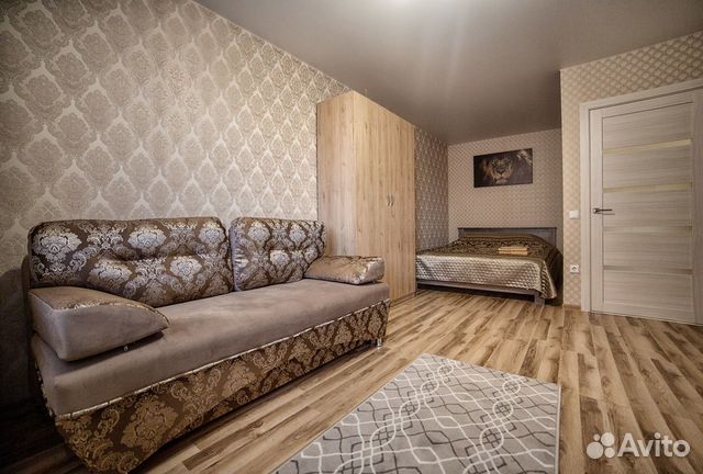 

1-к. квартира, 42 м², 2 кровати