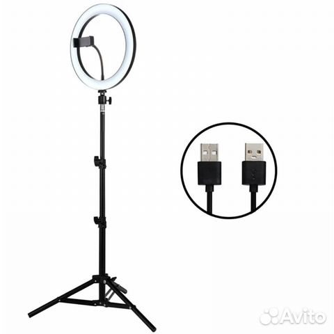Кольцевая светодиодная LED лампа со штативом Ring