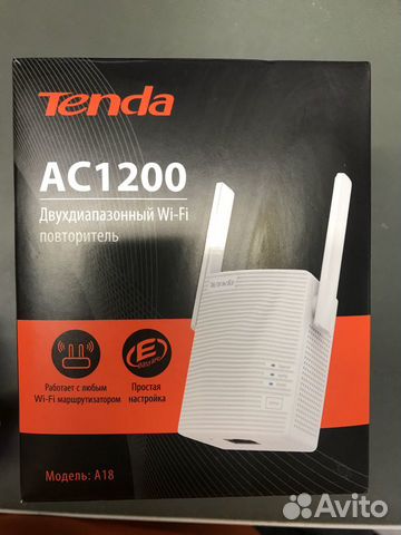 Wi-Fi усилитель сигнала (репитер) Tenda A18