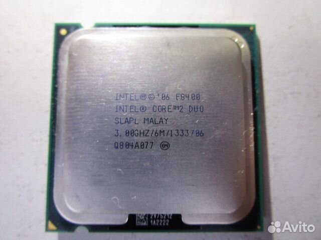 Процессор intel core2duo E8200 2660Mhz