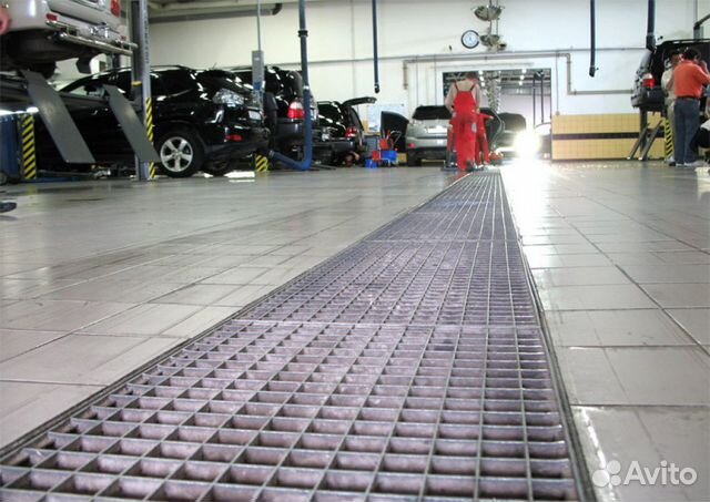 Решетчатый настил для полов