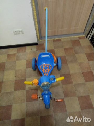 Детский велосипед бу с ручкой