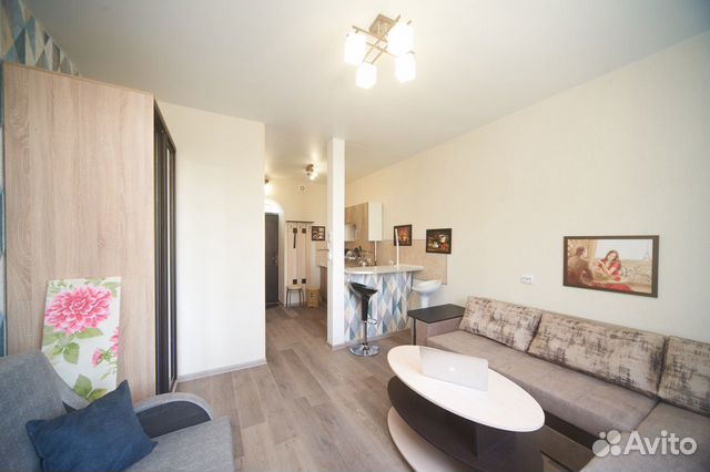 

1-к. квартира, 24 м², 2 кровати
