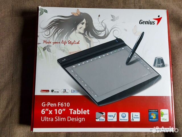 Граф. планшет Genius G-Pen F610 (полный комплект )