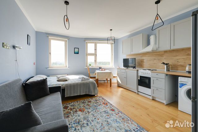 

Квартира-студия, 30 м², 2 кровати