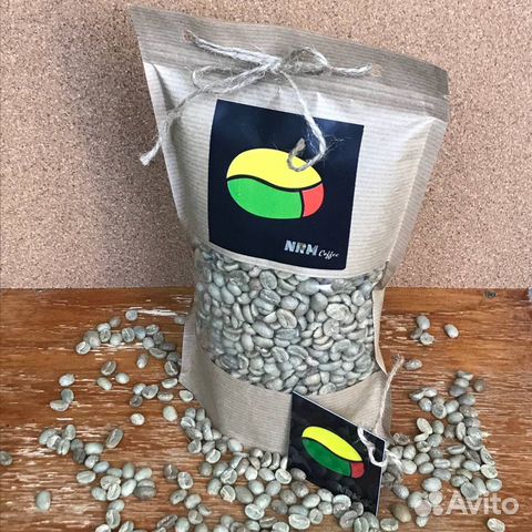 Зеленый кофе и жаренный Арабика