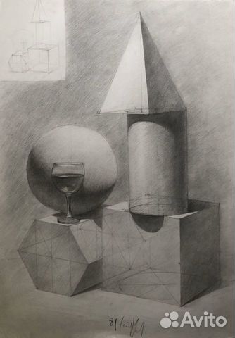 Репетитор по академическому рисунку и черчению