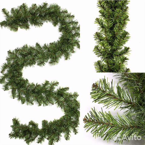 Хвойные гирлянды