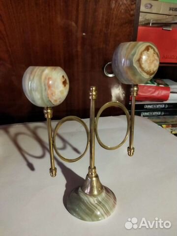 Подсвечник из оникса