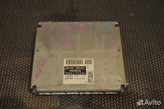 Блок управления двс toyota camry ACV30