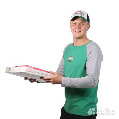 Курьер казань. Papa Johns корпоративная полиграфия.