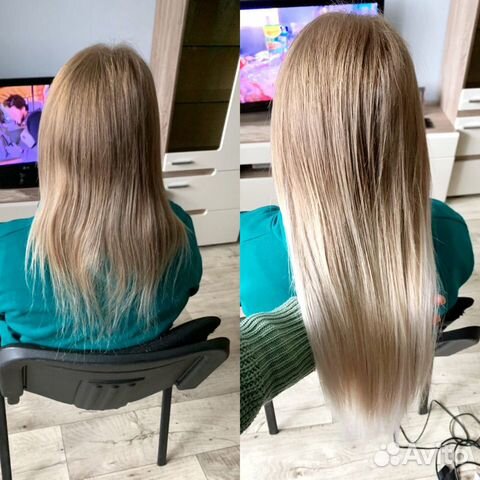 Наращивание волос, ботокс, кератин