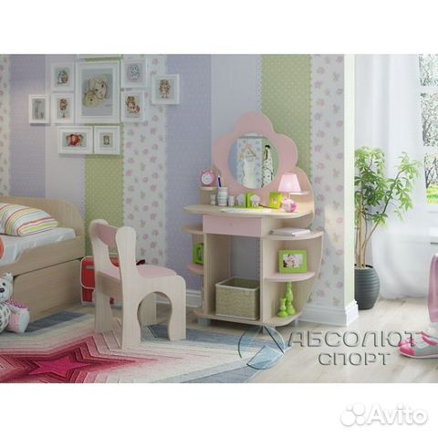 Детский стол стул Набор Трюмо