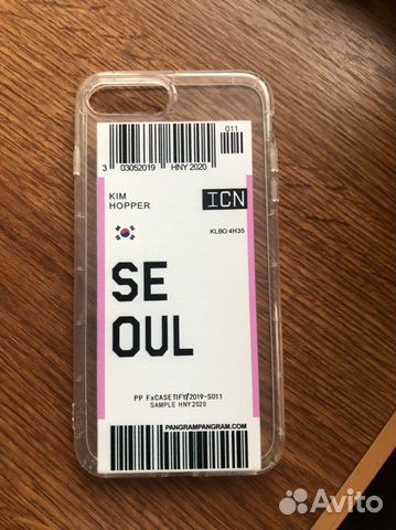 Чехол на iPhone 7 8 plus прозрачный