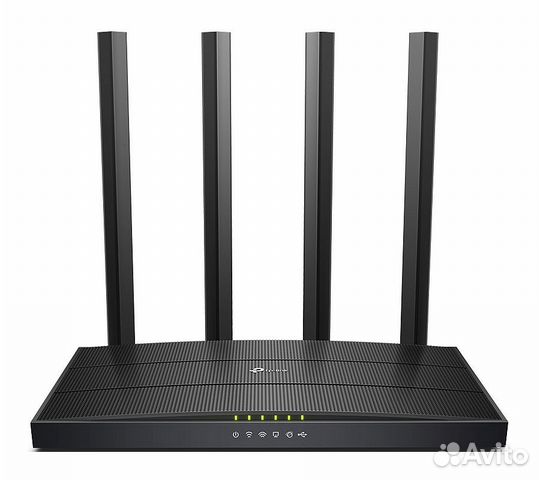Wi-Fi роутер TP-Link Archer C6U, черный
