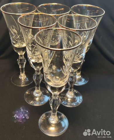 Хрустальные бокалы для вина