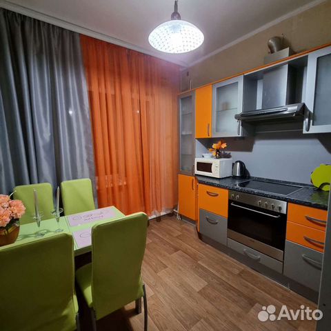 

1-к. квартира, 44 м², 2 кровати