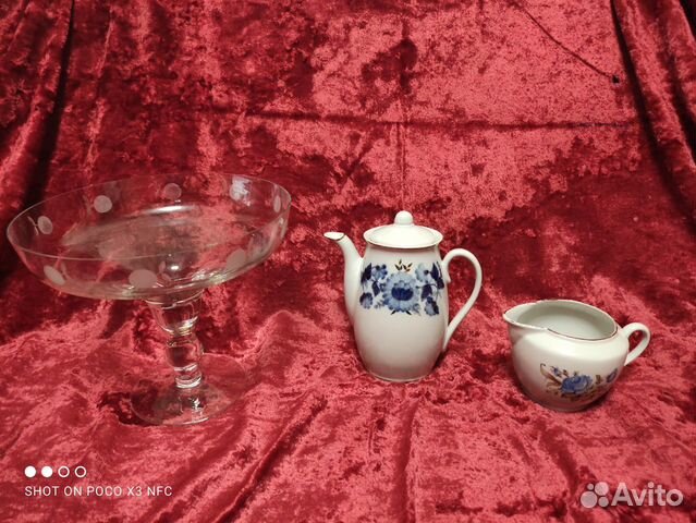 Конфетница, посуда Полонне старое, Коростень набор