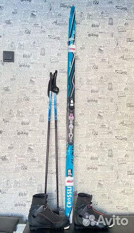 Лыжи детские Loopline 150, ботинки Rossignol 37