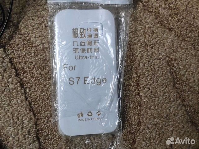 Чехол прозрачный для Samsung S7 edge
