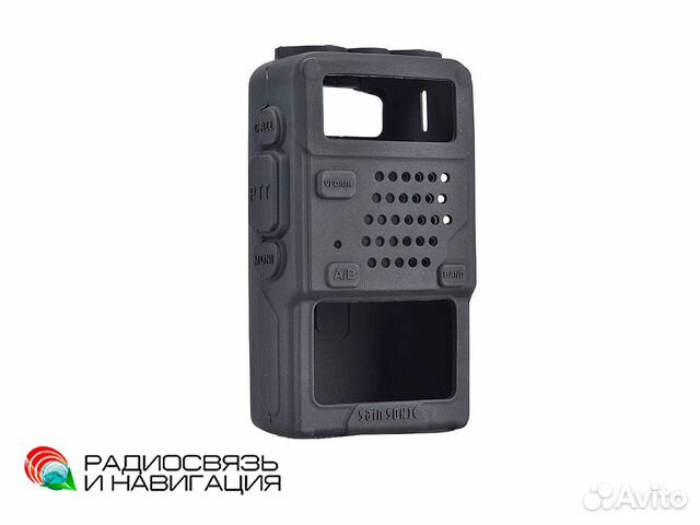 Чехол для рации Baofeng UV-5R черный силиконовый