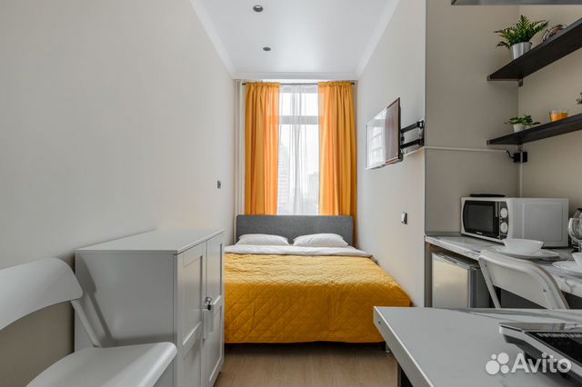 

Квартира-студия, 14 м², 1 кровать
