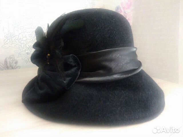 Шляпа фетровая женская