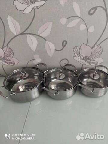 Набор кастрюль новый