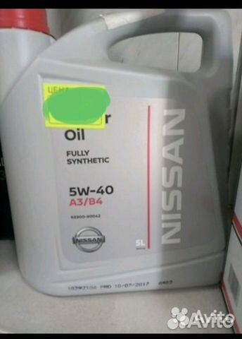 Масло в двс Nissan 5w-40