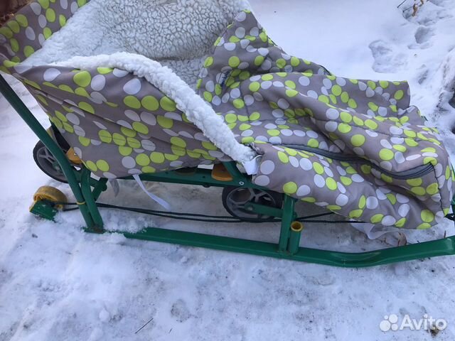 Детские санки коляска бу