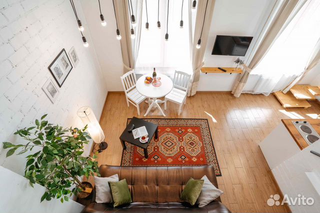 

Квартира-студия, 40 м², 2 кровати