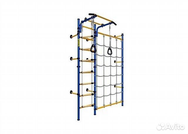 Kampfer Шведская стенка Gridline wall синий/желтый